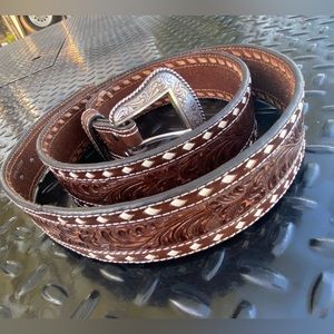 Buckstitch Western Belt